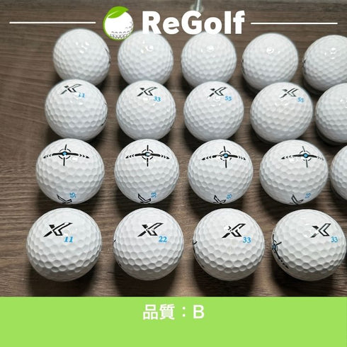 【中古】 ロストボール XXIO ゼクシオ リバウンドドライブ 2 ホワイト Xマーク 20球 Bランク ゴルフボール リゴルフ
